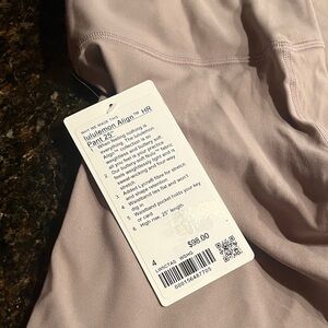 Lululemon Athletica High-Rise Pants in Soft Pink